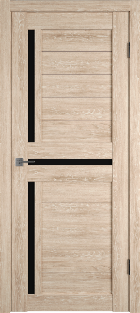 Дверь Atum 16 / Sand Vellum / Black Gloss / Владимирские двери