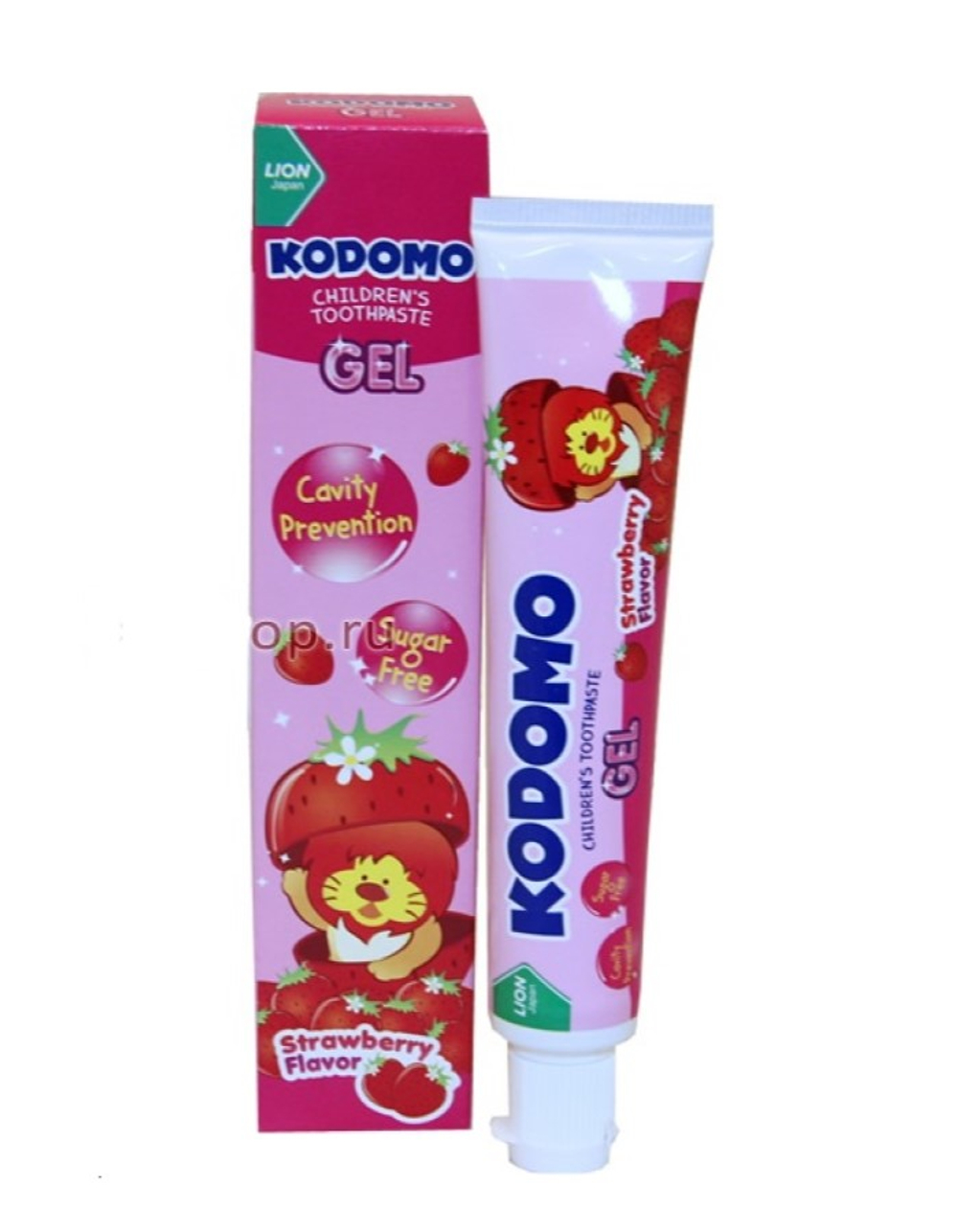 [KODOMO] Детская зубная паста-гель КЛУБНИКА Ultra Shield Gel, 40гр