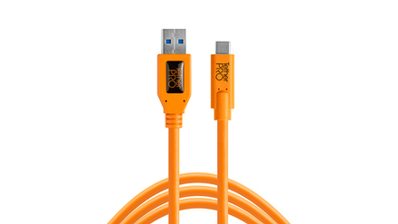 Кабель Tether Tools TetherPro USB 3.0 to USB-C 4.6m Orange [CUC3215-ORG]