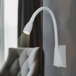 Citilux Декарт CL704340 LED Бра гибкое с выключателем Белое