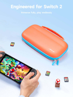 Цветной ультратонкий чехол JSAUX BG0119 для Switch 2, оранжевый