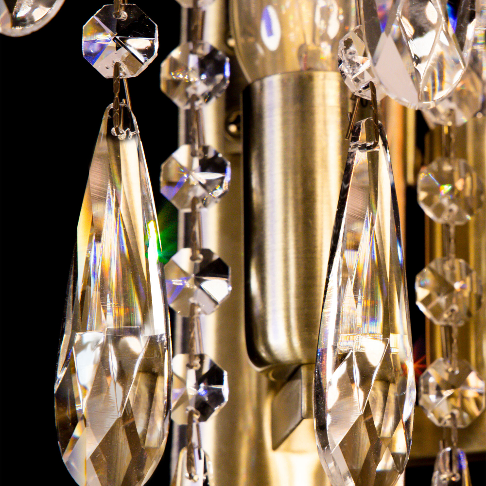 Citilux Селена CL302323 Бра хрустальное Бронза