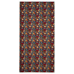 IKEA BLÅRAPUNKEL  (ИКЕА БЛÅРАПУНКЕЛ)  -  Ткань с отделкой, разноцветная, 150x300 см