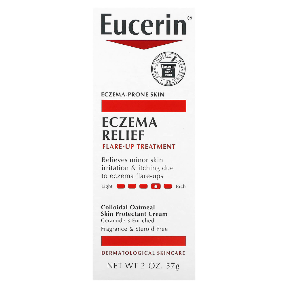 Eucerin, средство от экземы, средство от обострения, 57 г (2 унции)
