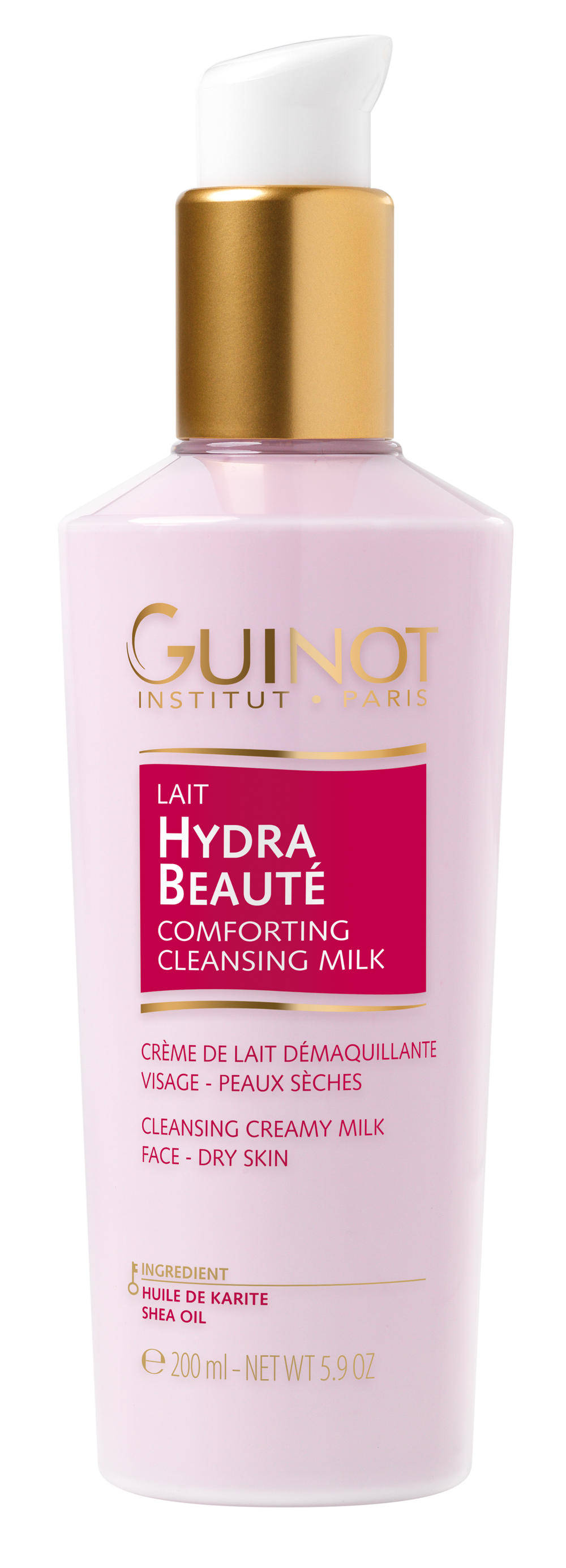 Lait Hydra Beaute Смягчающее молочко с насыщенной кремовой текстурой и цветочным ароматом предназначено для очищения сухой кожи.