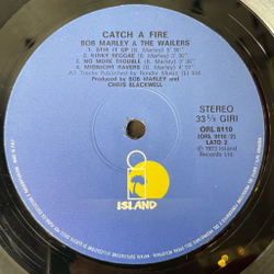 Винтажная виниловая пластинка LP Bob Marley And The Wailers Catch A Fire (Italy 1977)