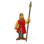 Фигурка Cредневековый воин с копьем, пакет