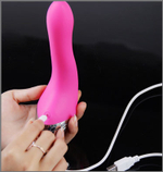 Розовый вибромассажер Mysterious