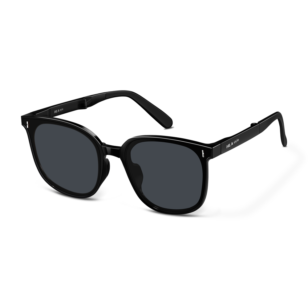 HLA TR/Memory Plastic Square Sunglasses Unisex