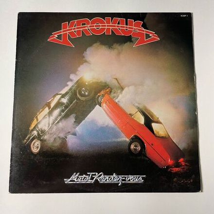 Винтажная виниловая пластинка LP Krokus Metal Rendez Vous (Japan 1980) (No Obi) Come On