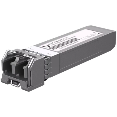 Ubiquiti UACC-OM-SFP28-SR Short-range, SFP28-compatible optical transceiver module, 25 Gbps throughput, SFP28-compatible