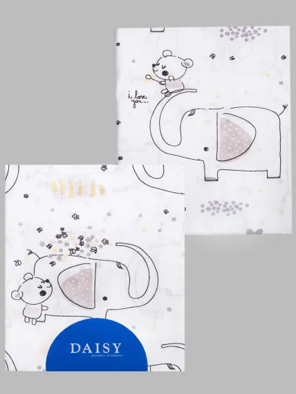 Пеленки бязь Daisy 2шт 75х120