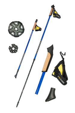 Карбоновые палки для скандинавской ходьбы Talberg Scout 21