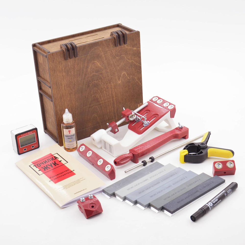 Точилка для ножей ЖУК в ящике ПРЕМИУМ