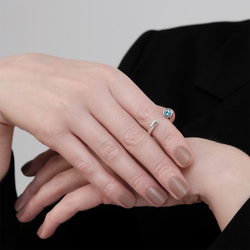 "Гилея" кольцо в серебряном покрытии из коллекции "Ералаш" от Jenavi