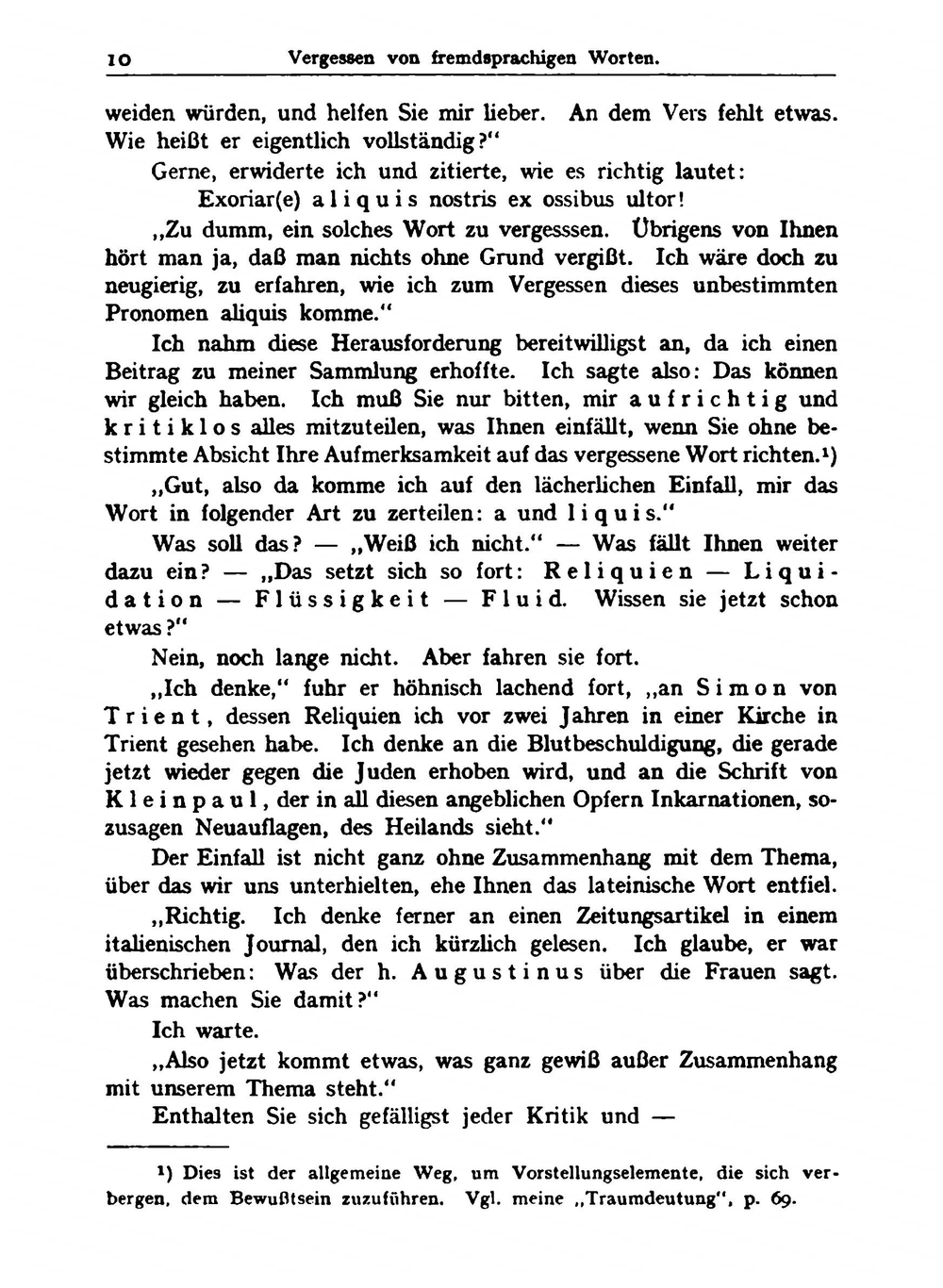 Zur Psychopathologie Des Alltagslebens. Über Vergessen, Versprechen, Vergreifen, Aberglaube Und Irrtum | Sigmund Freud