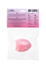 Розовый рельефный мастурбатор Pufl (Цвет: розовый)