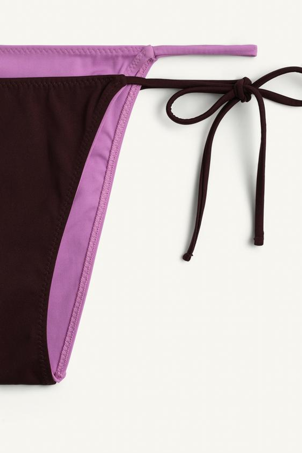 ZARA ПЛАВКИ-БИКИНИ С ДВОЙНЫМ ЭФФЕКТОМ, КОРИЧНЕВЫЙ