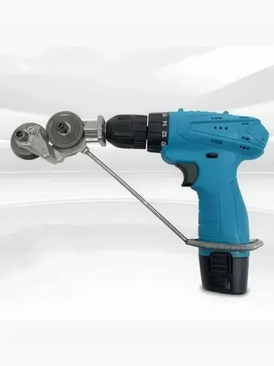 Насадка на шуруповерт для резки листового металла, фанеры, пластика / Насадка ножницы на шуруповерт