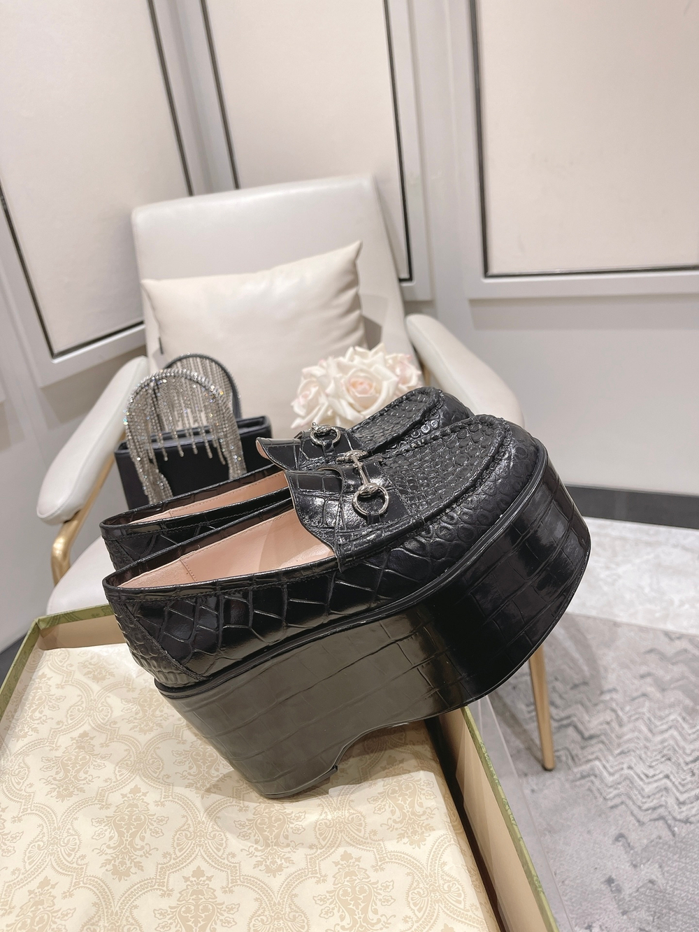 Gucci Horsebit Platform Loafer