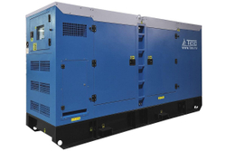 Дизельный генератор ТСС ЭД-200-Т400 с АВР в шумозащитном кожухе на прицепе
