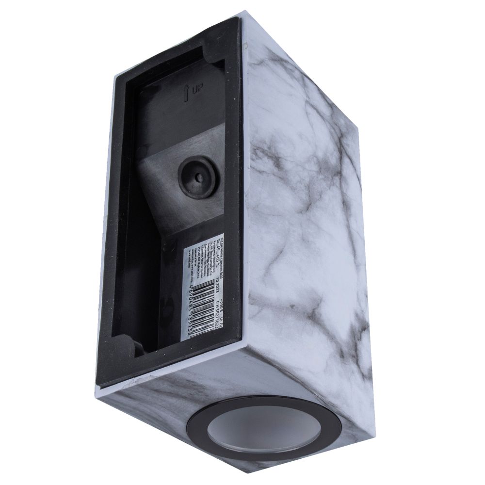 UUL-P42A 2х6W-GU10 IP65 MARBLE Светильник уличный. под две лампы GU10. Архитектурный накладной. Цвет корпуса мрамор. TM Uniel