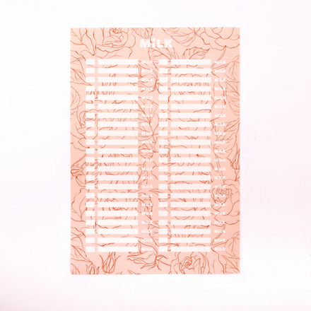 Наклейки на типсы "Rose Garden", Milk