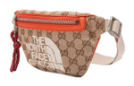 GUCCI X THE NORTH FACE Unisex Fanny Pack Beige/Orange