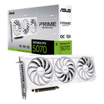 Видеокарта ASUS GeForce RTX5070 12Gb PRIME OC GDDR7 192-bit 1xHDMI 3xDP PRIME-RTX5070-O12G-WHITE