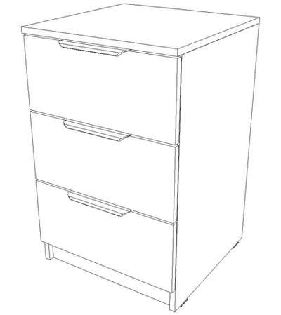 Тумба 450×701×450 Вектор+