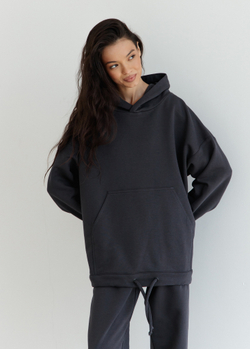 Худи OVERSIZE, графит NEW