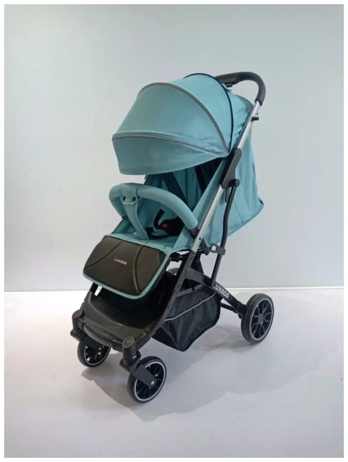 Коляска прогулочная Luxmom V3 (голубое озеро)