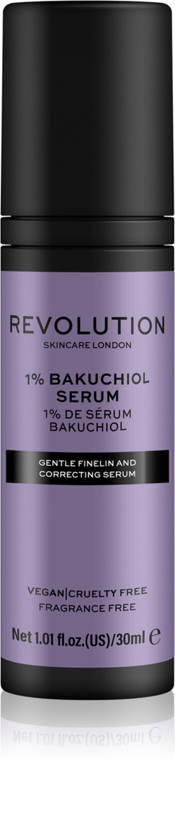 Revolution Skincare 1% Bakuchiol Serum - Антиоксидантная масляная сыворотка для лица для выравнивания тона кожи /   30  ml  / GTIN 5057566127721