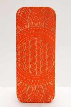 Доска садху Ом на мандале алюминиевые гвозди