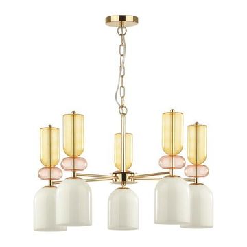 4589/5 MODERNI LN22 97 золотой Люстра E27 5*40W 220V GILLIAN