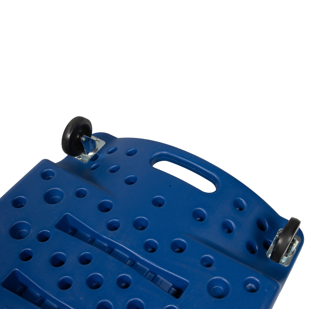 OPT-40130B Лежак ремонтный, подкатной, пластиковый, синий