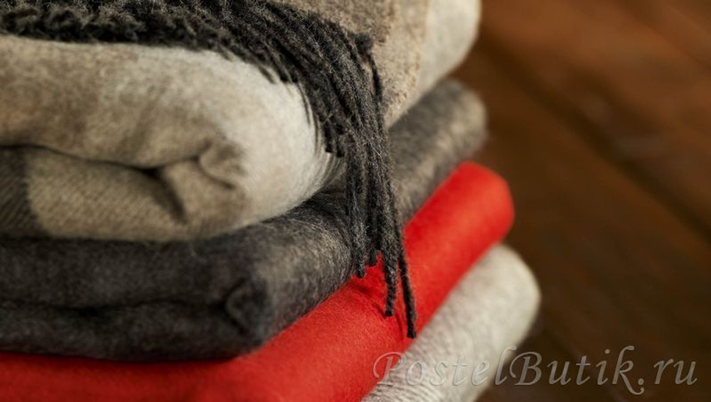 Плед 130х200 Alpaca Charcoal от Bronte серый Великобритания