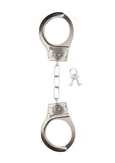 Металлические наручники с ключиками Handcuffs (Цвет: серебристый)