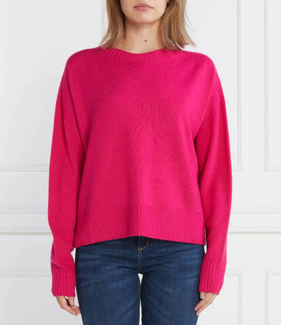 Хлопковый свитер Liu Jo - розовый(MF3019 MA09O)