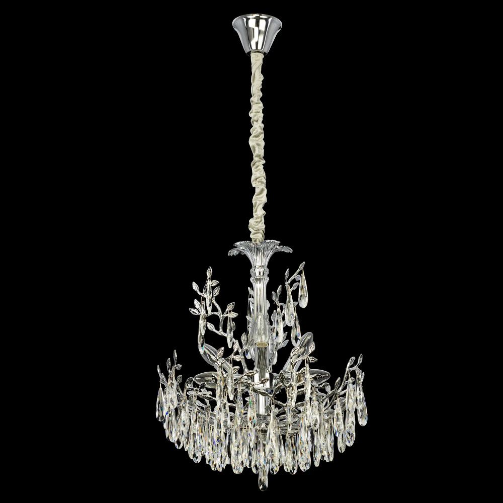 Citilux RITZ CL310061 Люстра хрустальная подвесная Хром