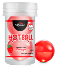 Масляная смазка в шариках Aromatic HOT BALL (Клубника)