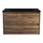 База под раковину Gio 800 подвесная, 2 выкатных ящика soft-close, C.Oak