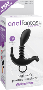 Пластиковый стимулятор простаты Beginner's Prostate Stimulator (Цвет: черный)