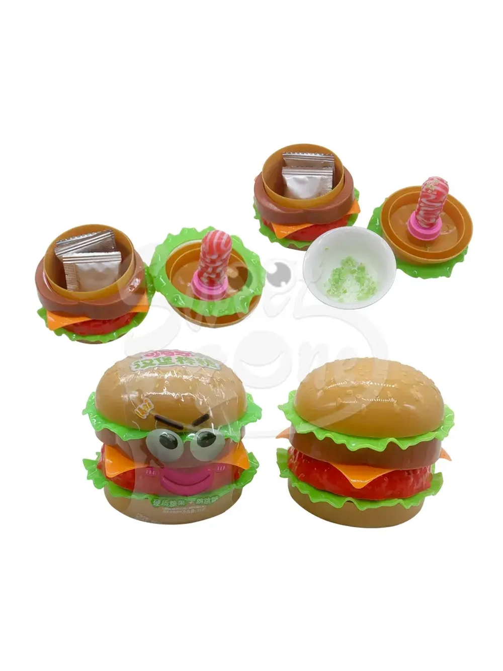 Леденцы со взрывной карамелью Бургер-Шипучка 16 г * 12 шт