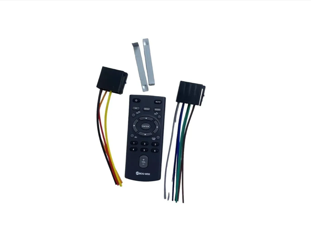 Автомагнитола 1DIN BOS-MINI BOS-863D USB/SIRI Bluetooth