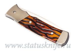 Нож Z Custom Knives Chris English Auto Worm Boneфотография - 9