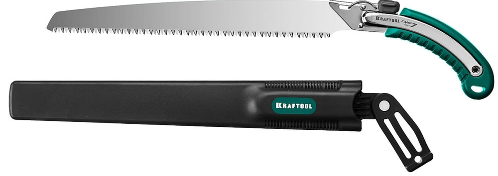 Ножовка садовая для быстрого реза сырой древесины KRAFTOOL CAMP Fast 7 350 мм