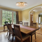 Потолочная люстра 6x40Вт E14,  металл/стекло, золото