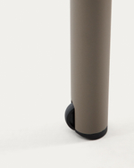 Шезлонг Lesina из алюминия и ткани цвета экрю