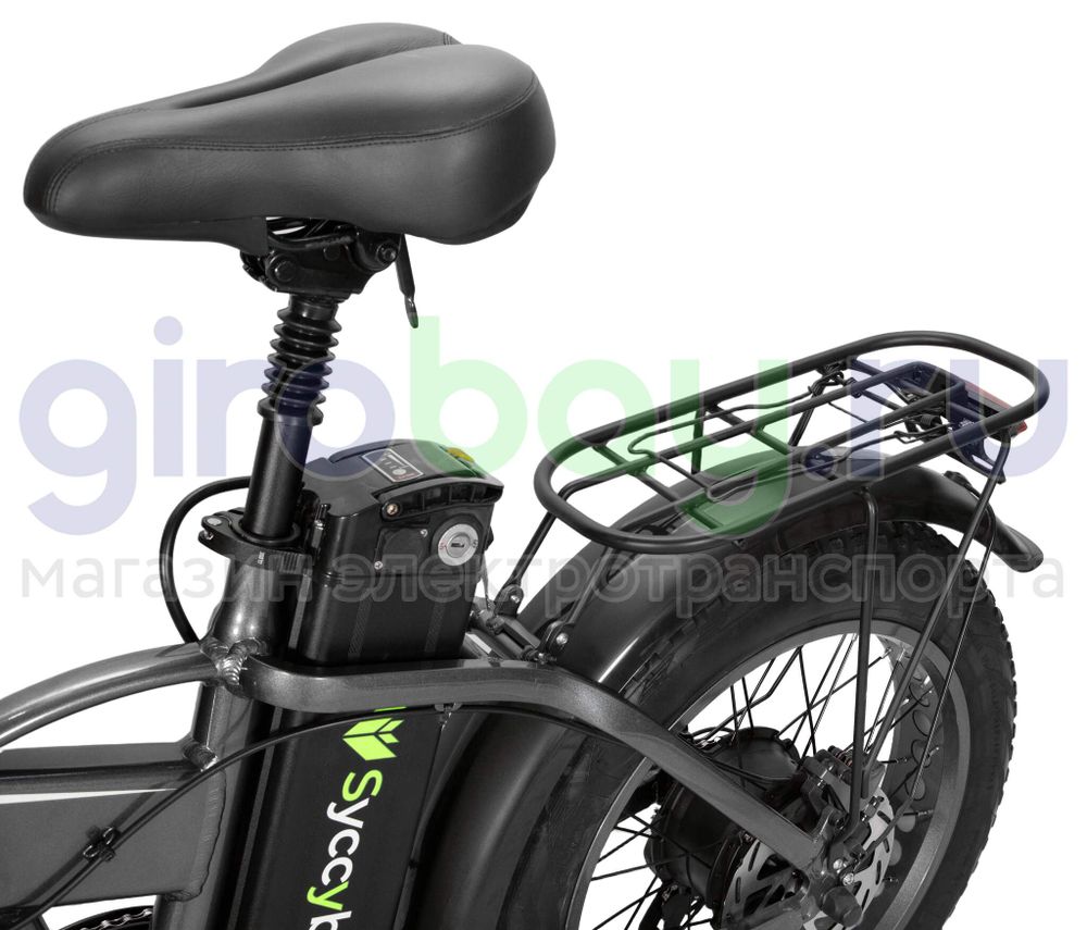 Электровелосипед Syccyba F10 Pro 2025 года (48V/15Ah) - Серый обод фото №7